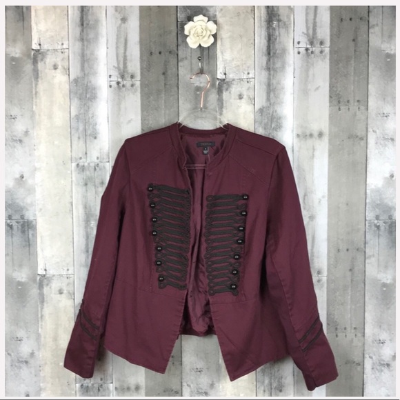 Torrid Embellished Band Jacket Winetasting NWOT - Picture 3 of 8